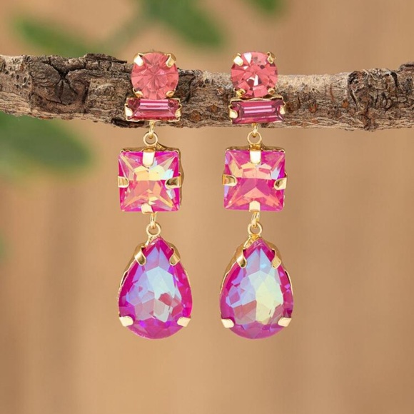 Iridescent Drops - Green - Picture 2 of 7